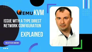 Issue with a type direct in QEMU KVM network configuration explained