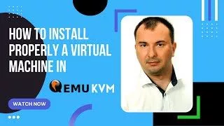 How to install properly a virtual machine in QEMU KVM