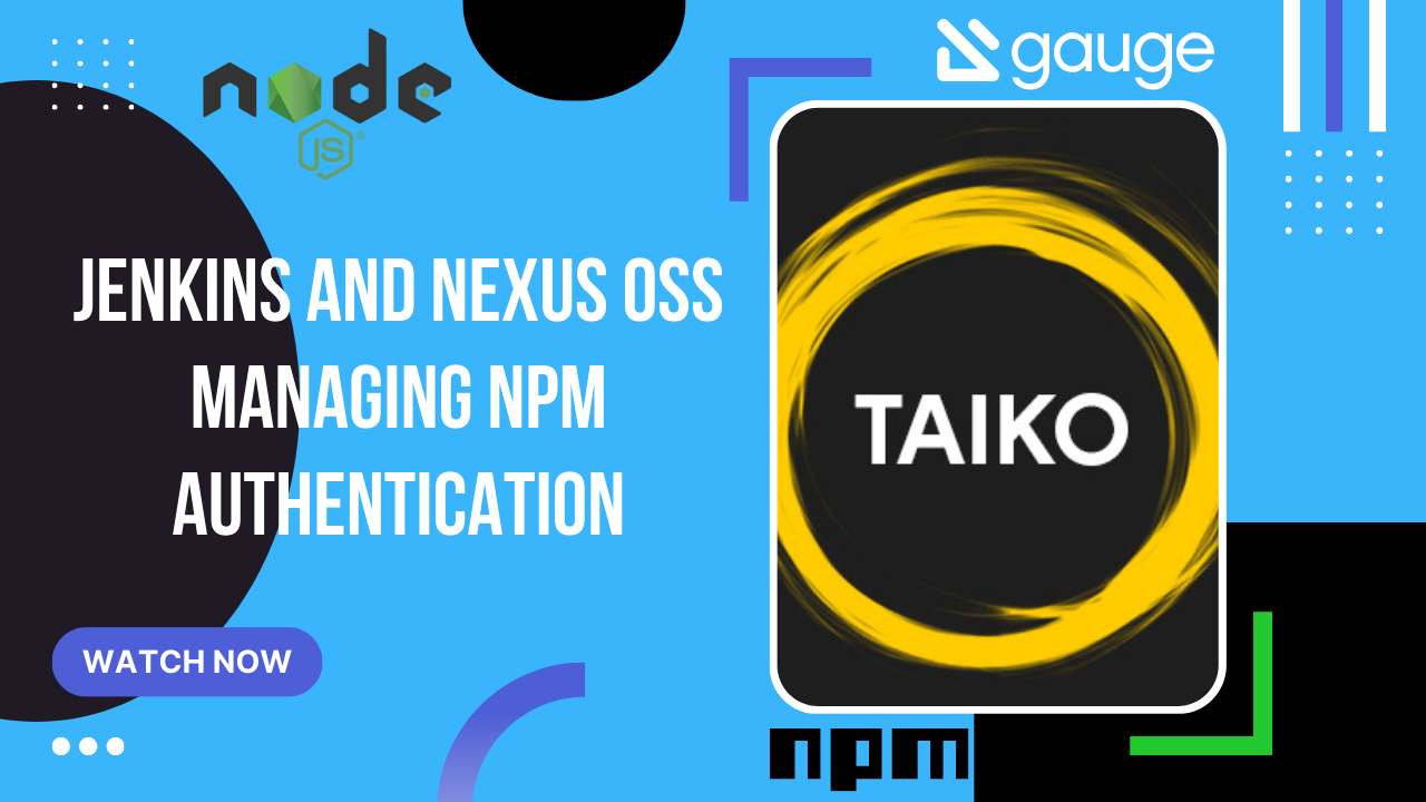 Jenkins and Nexus OSS - Managing NPM Authentication